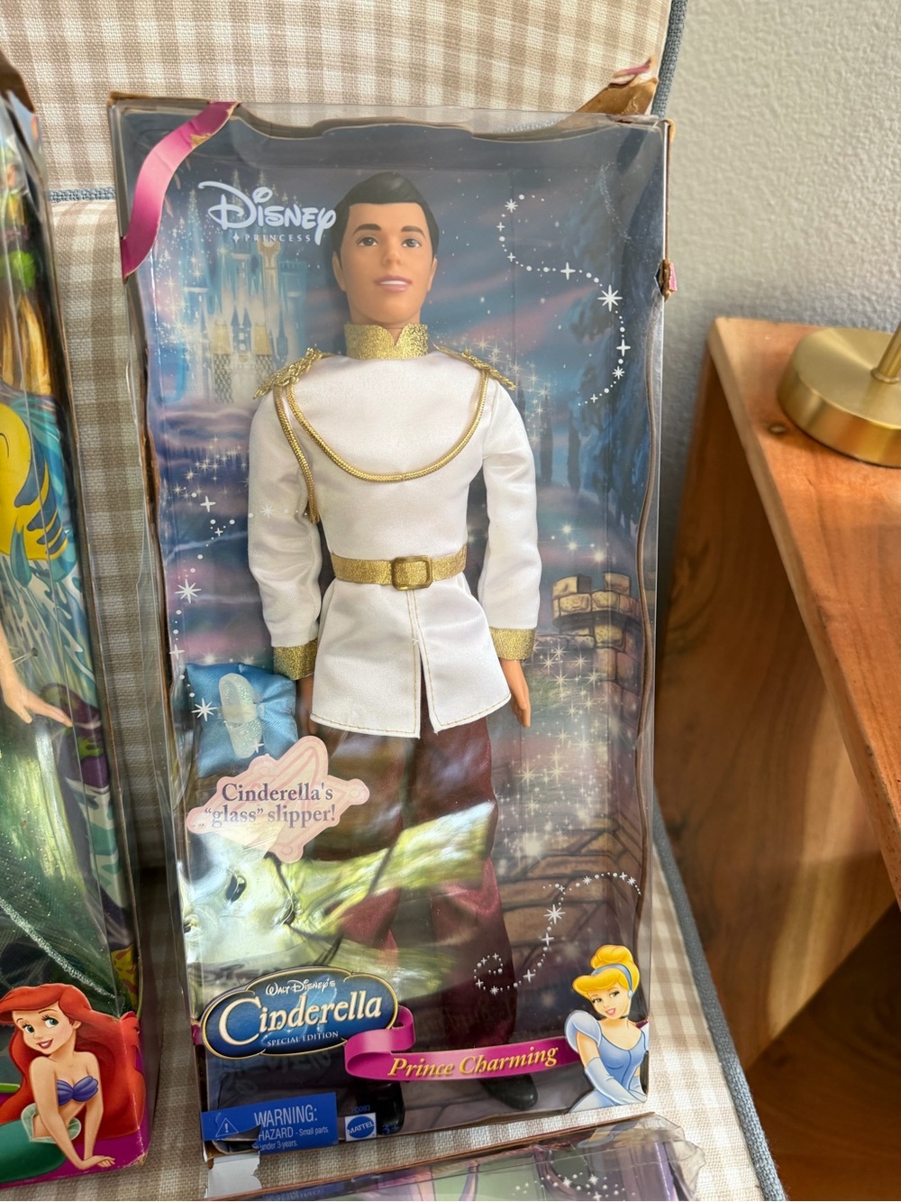Disney Prince Charming Costume Doll - White and Gold Accents